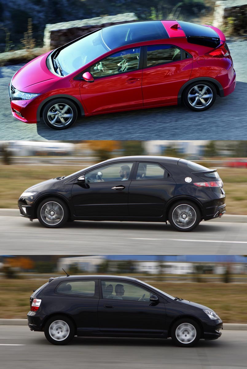 Actualul Civic este oferit in 3 versiuni: 1.4, 1.8 si 1.8 automat
